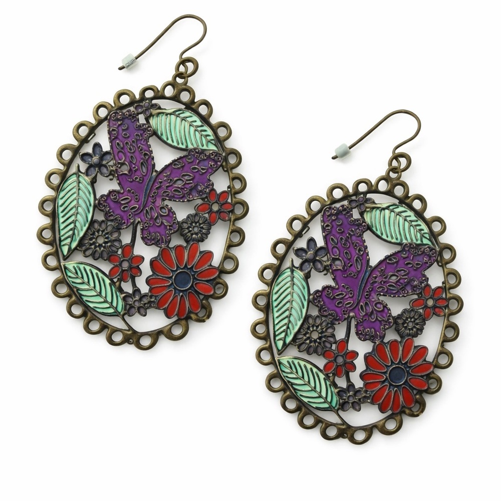 WOMENS Butterfly Earrings